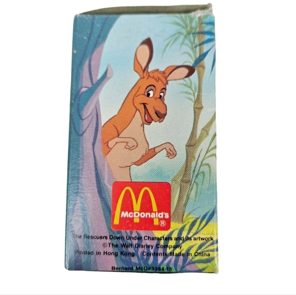 Vintage 90s McDonald's Disney Rescuers Down Under Bernard Christmas Ornament C35 - Picture 6 of 8